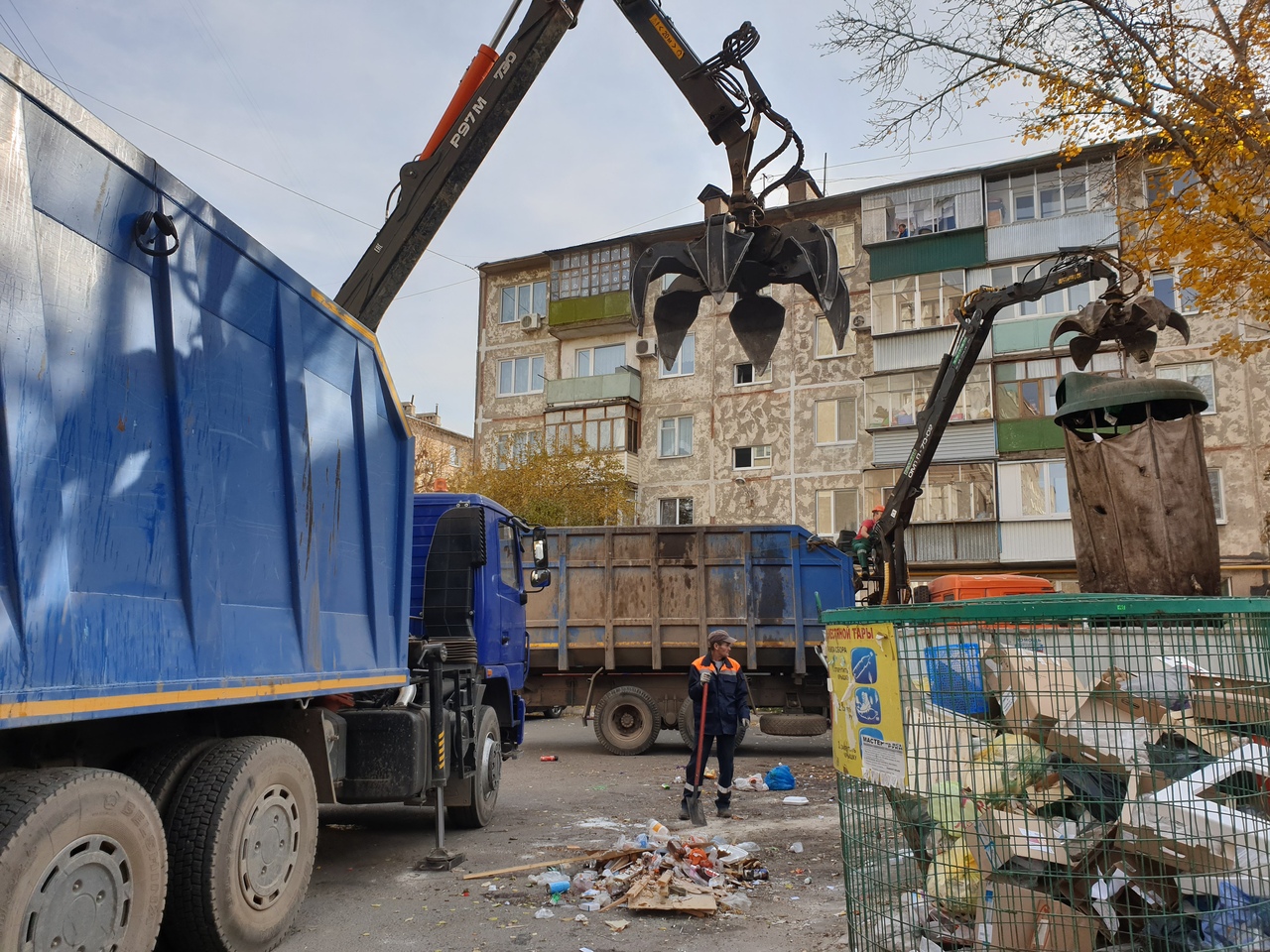 В Оренбурге ликвидировал свалку бытовых отходов на Пролетарской 269/1