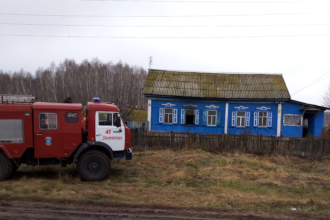 В Пономаревском районе при пожаре в жилом доме погиб мужчина