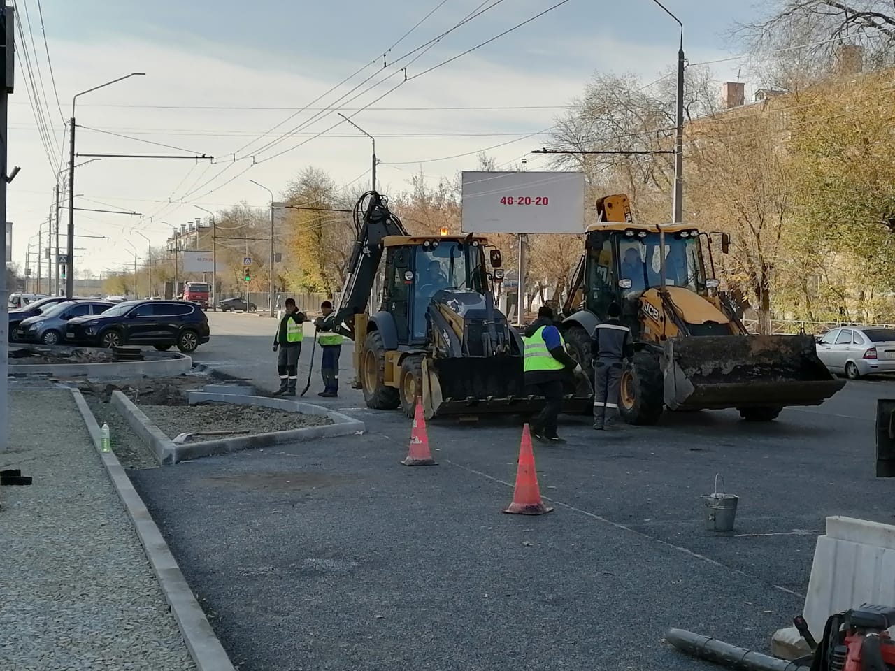 Первого ноября в Оренбурге должен был завершиться ремонт дорог. Не  получилось