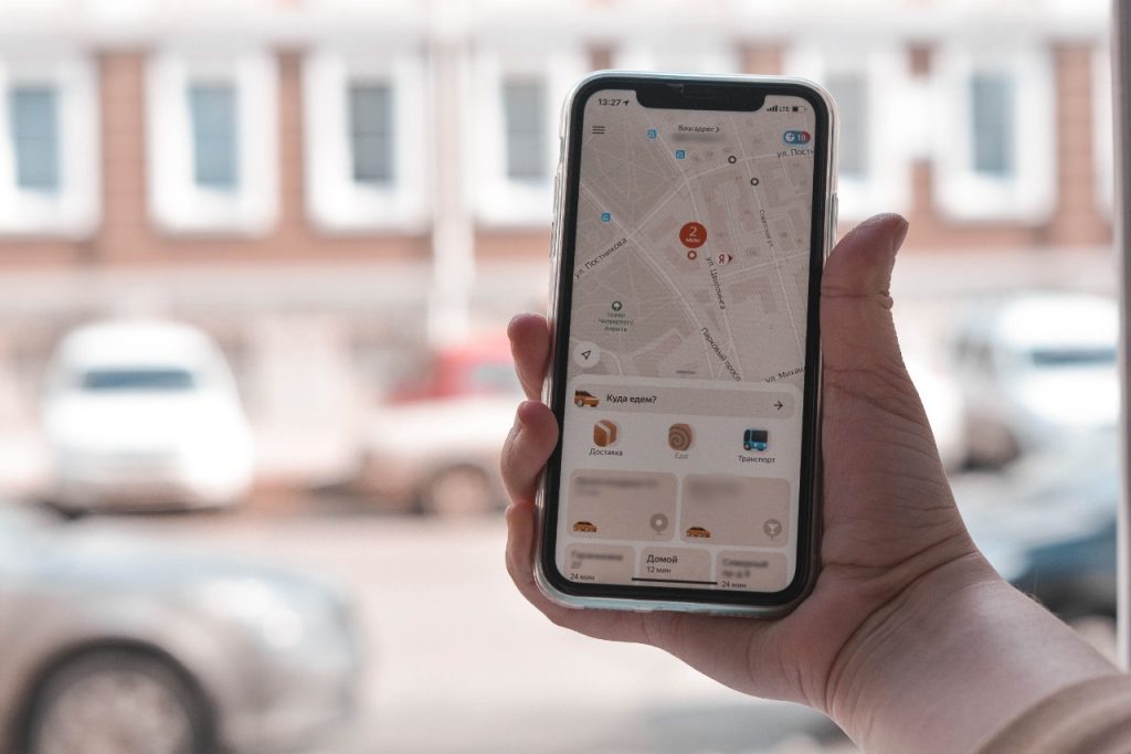 смартфон такси
