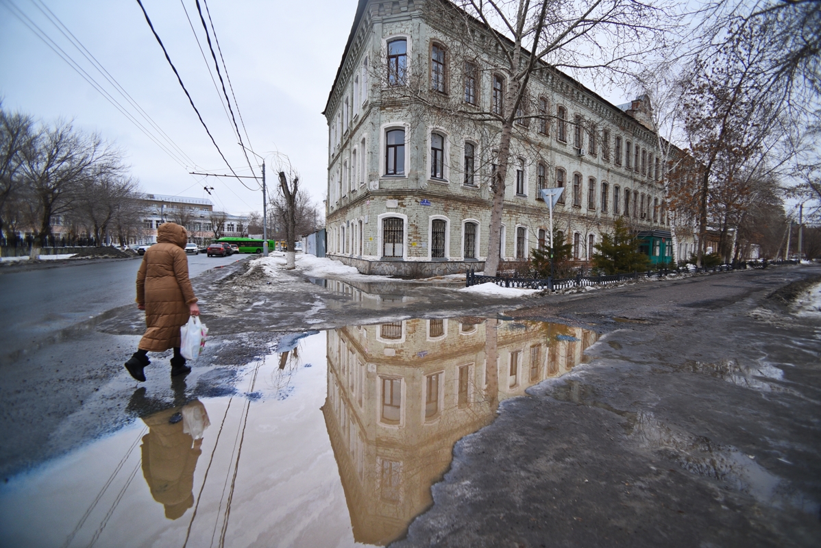 Облачный вихрь нарушит морозное спокойствие Оренбуржья