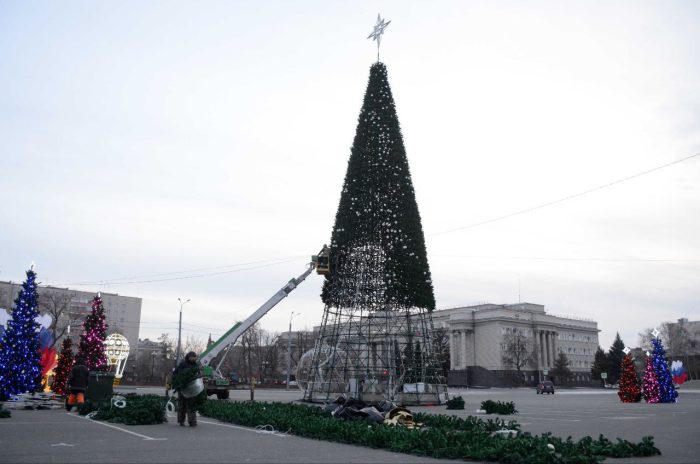 новогодний городок Оренбург