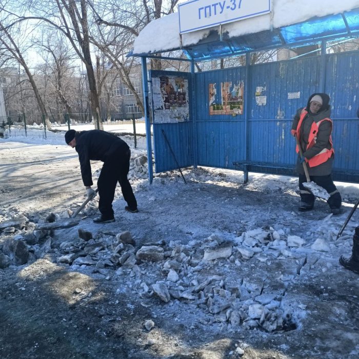 уборка снега в Оренбурге