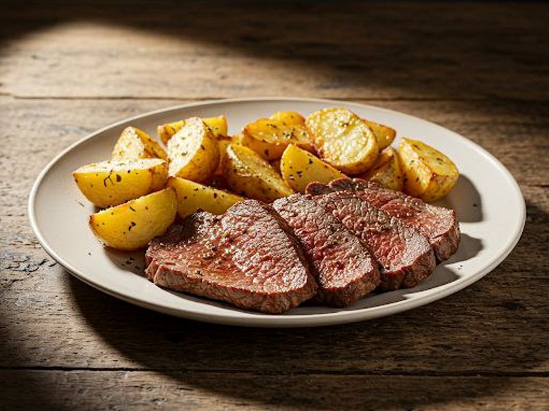 говядина картошка