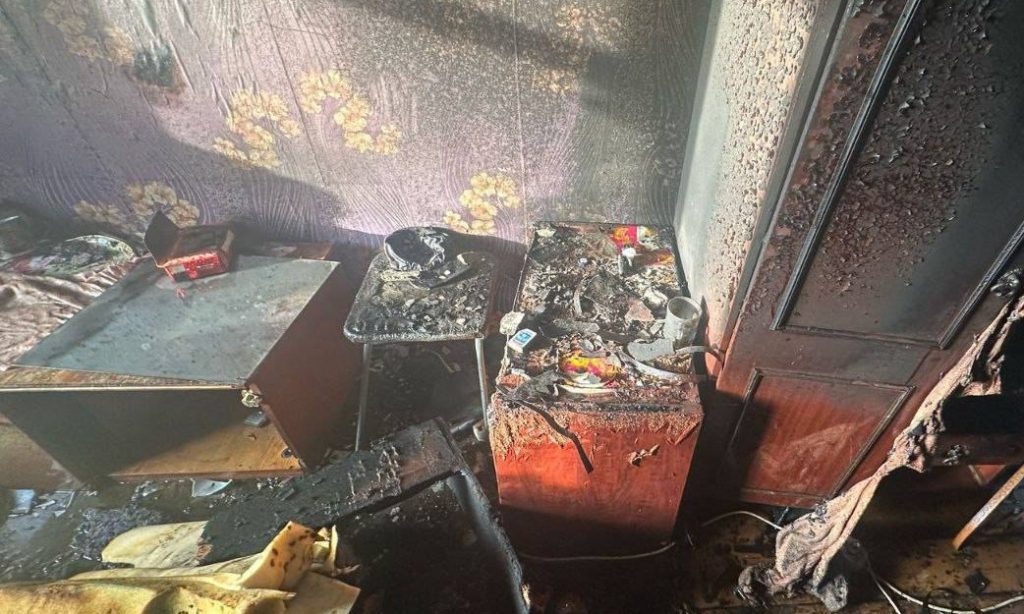 пожар в Орске 2