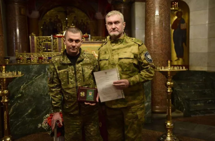 Казак-доброволец Вадим Тумасов получил звание Героя России.
