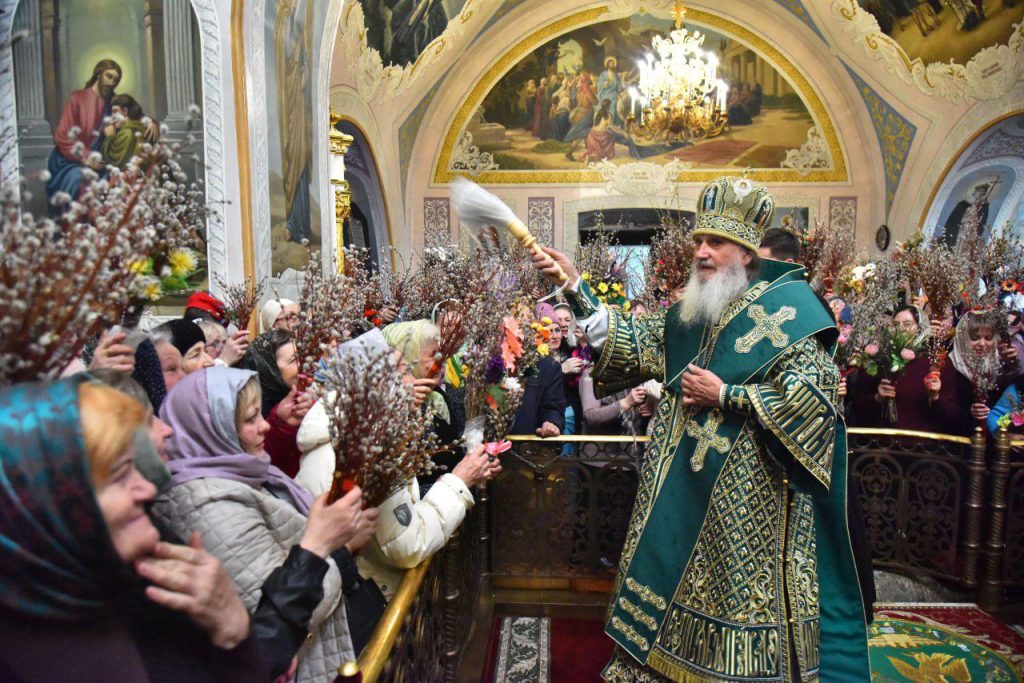 вербное воскресенье митрополит петр