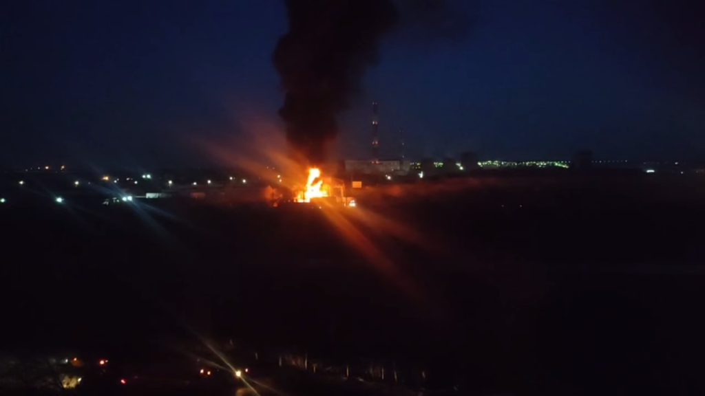 пожар на подстанции1