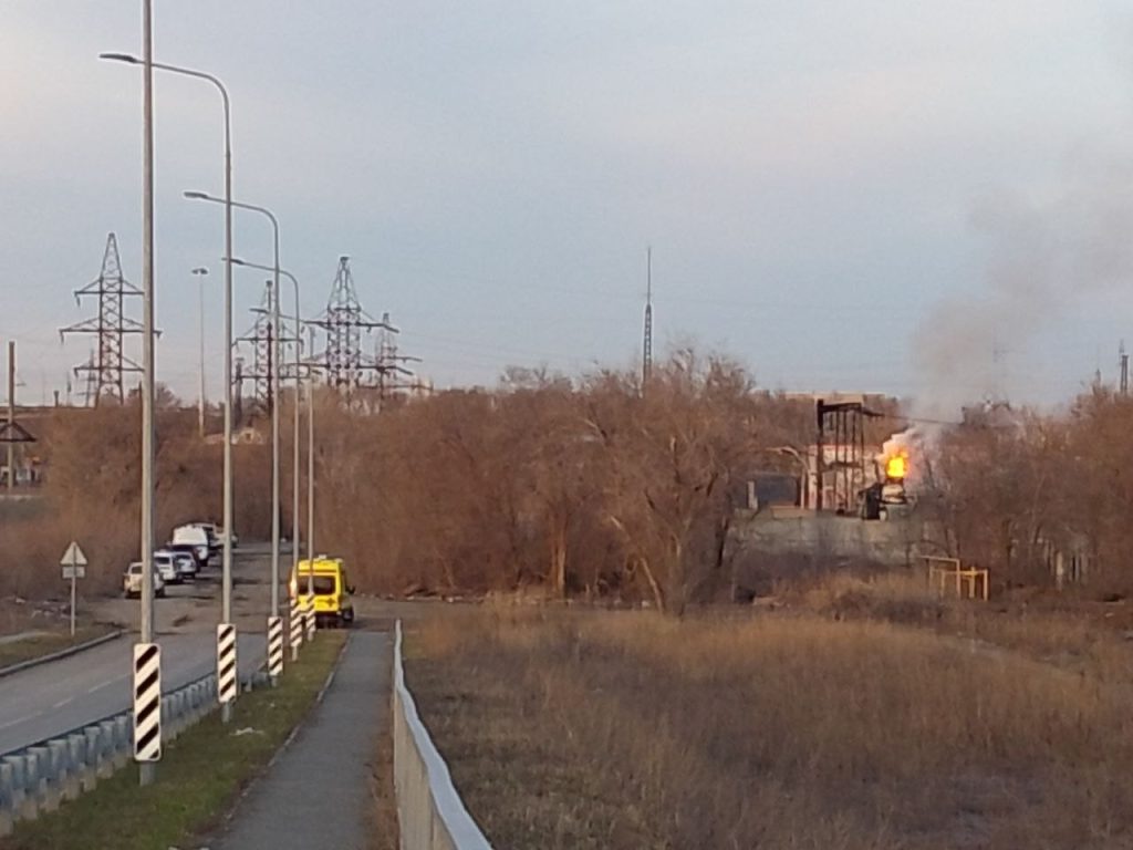 пожар на подстанции