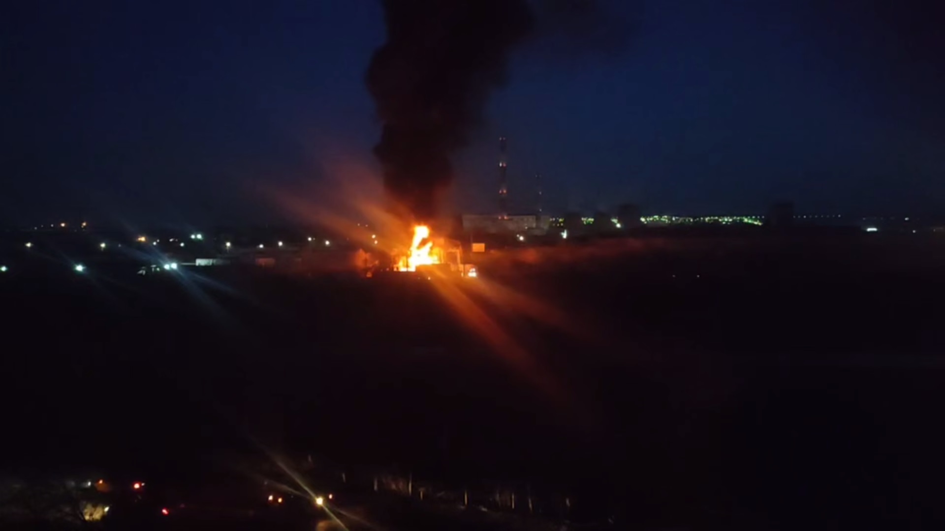 пожар на подстанции1