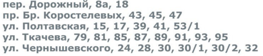 отключение воды