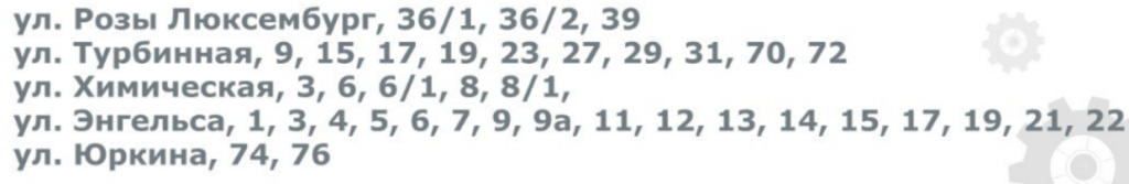 отключение воды