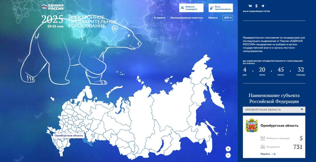 предварительное голосование единой россии