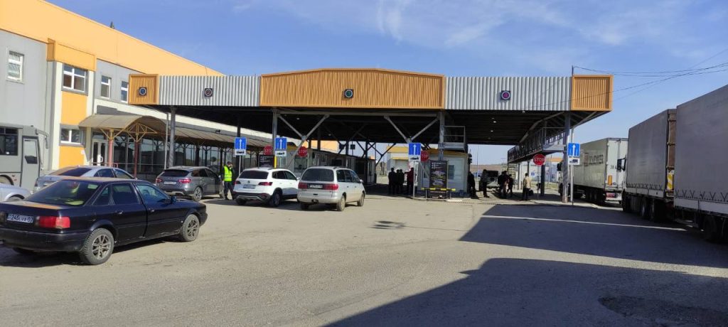 пробка на границе с Казахстаном