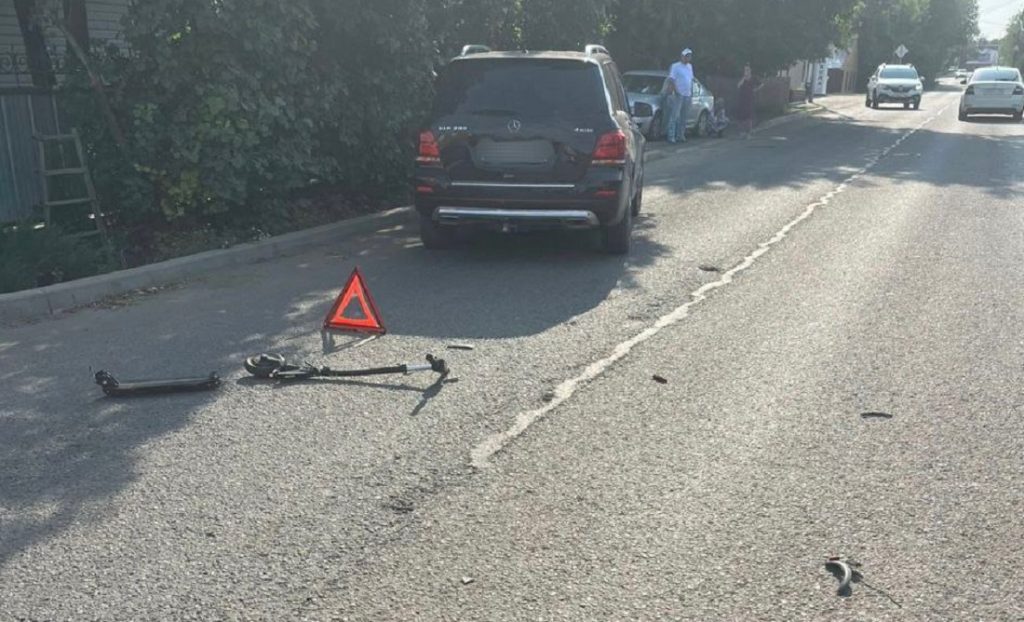 ДТП с электросамокатом