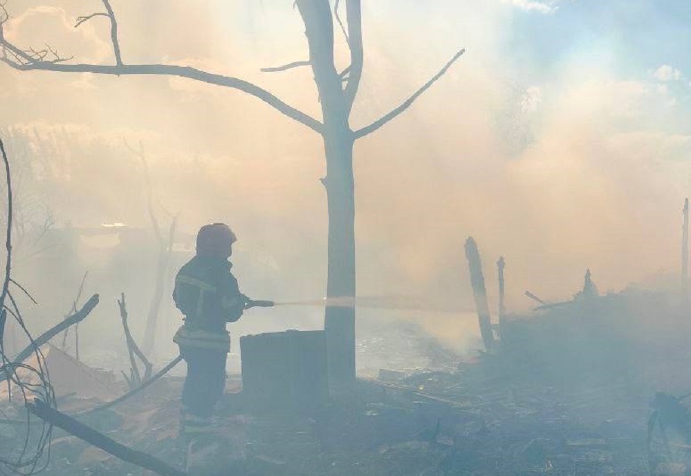 пожар под оренбургом