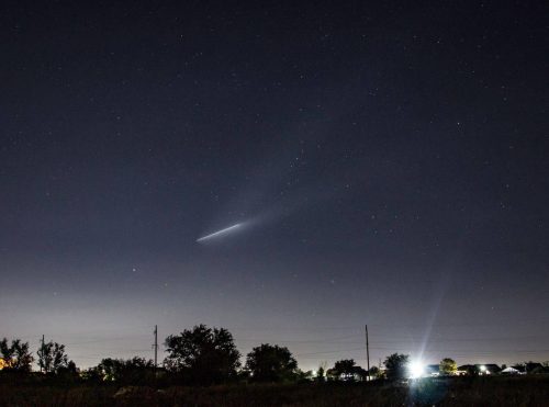 вспышка над Оренбургом