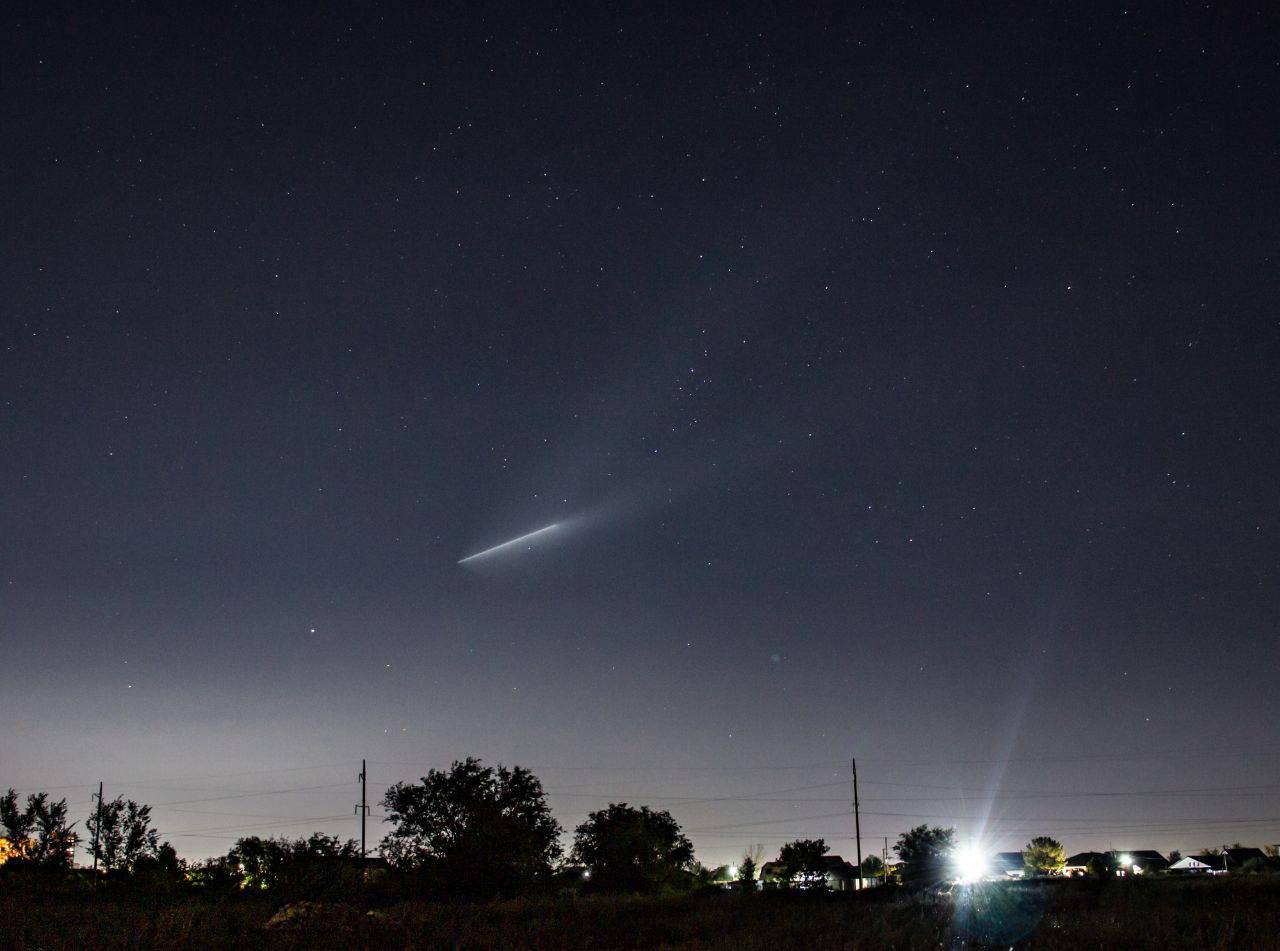 вспышка над Оренбургом