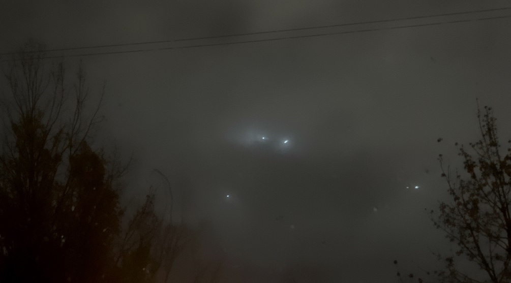 Огни в небе над Оренбургом