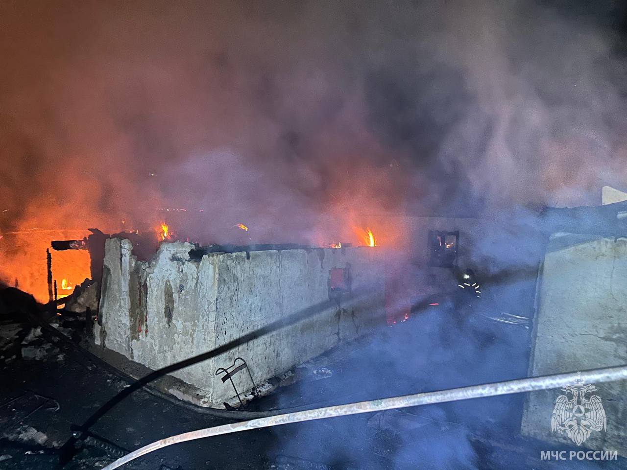 пожар в Орске