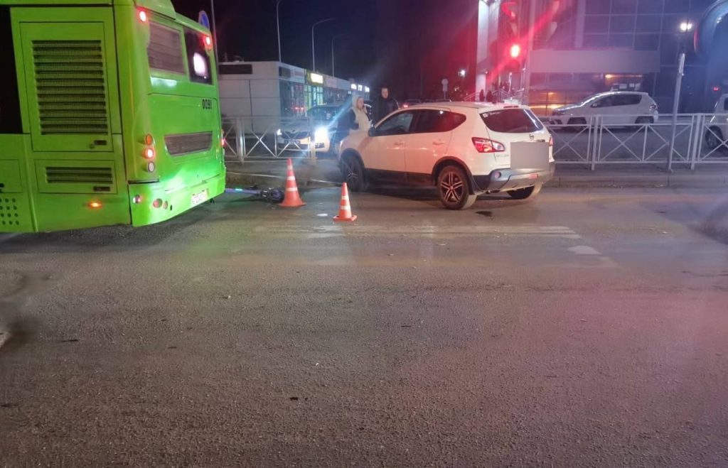 самокат ДТП просторная 22 октября 2025