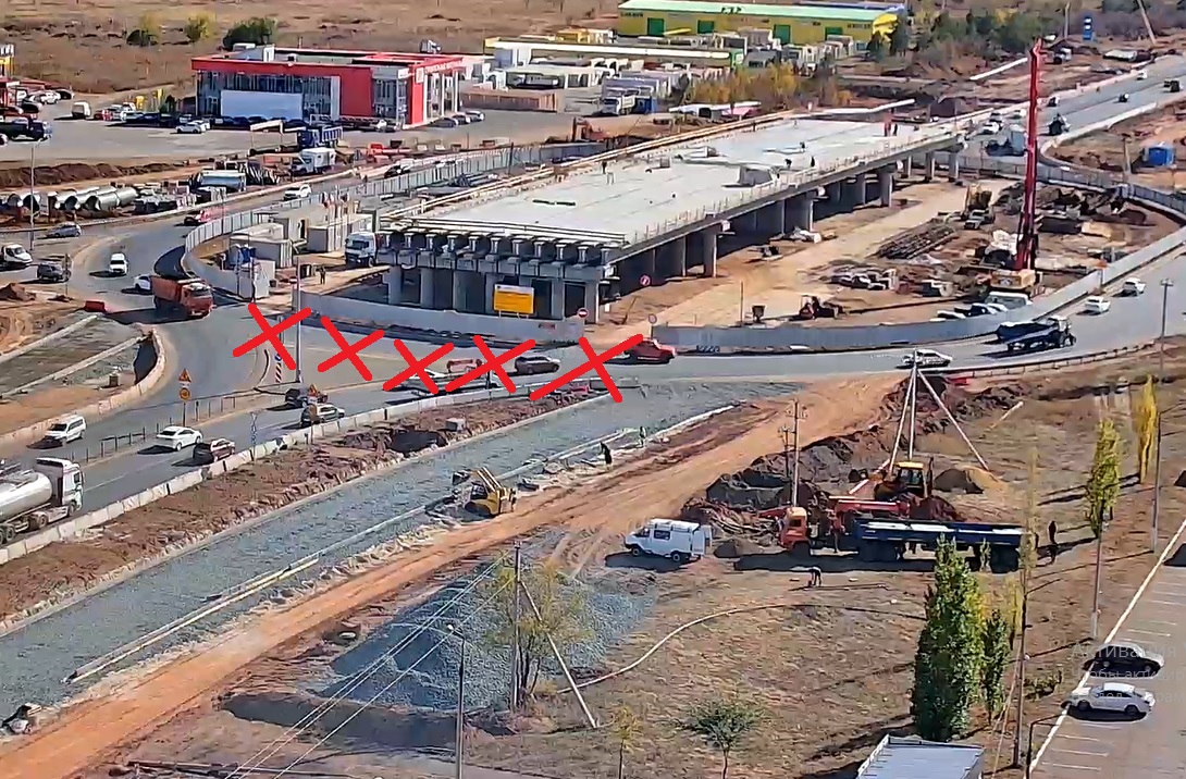 перекрыли загородное шоссе