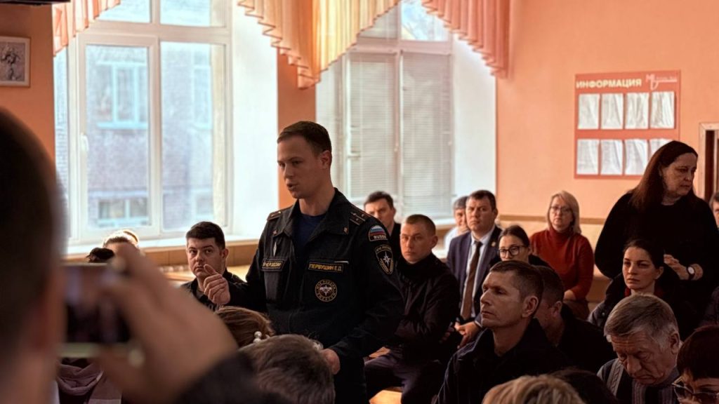 встреча с погорельцами пожар на больничном