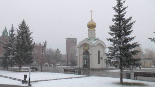 первый снег