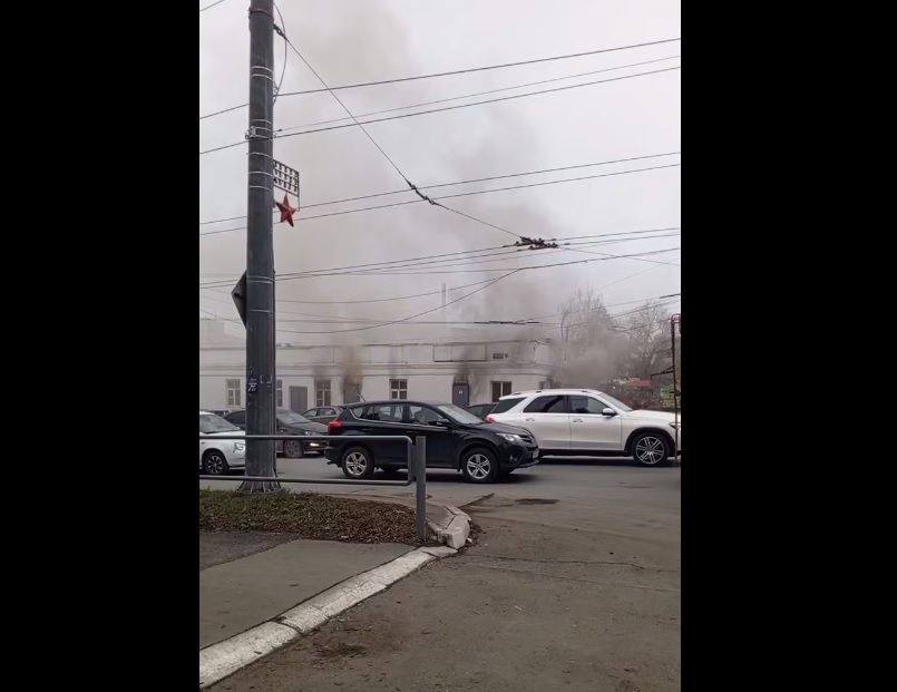 пожар троллейбусное депо