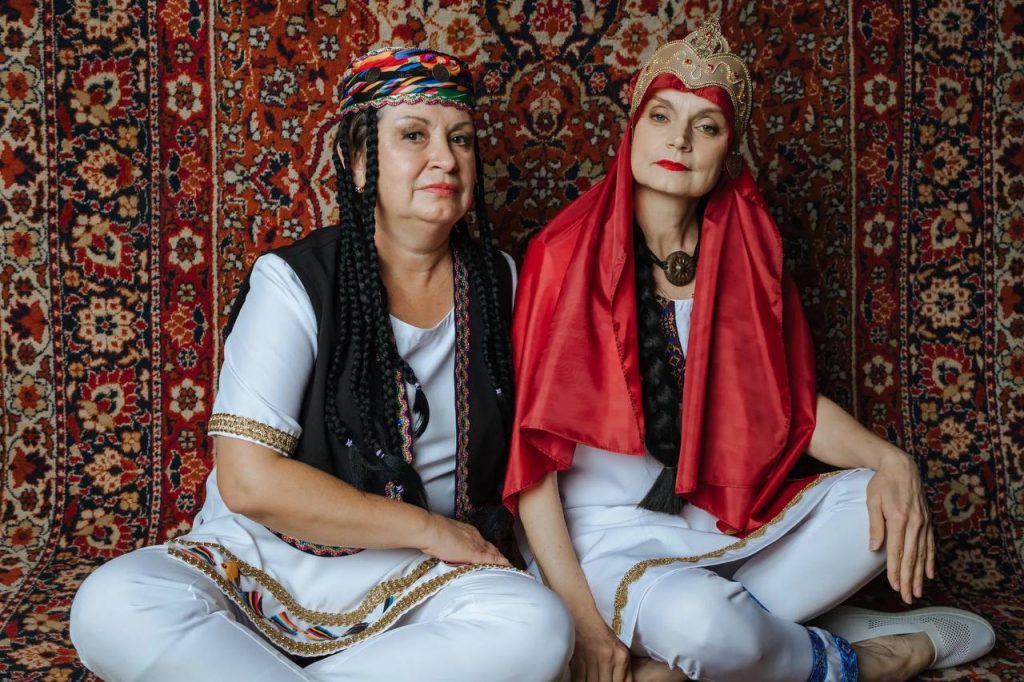 показ мод пенсионерки