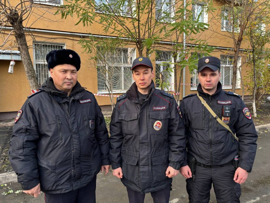 полиция умвд пожар на Больничном 2