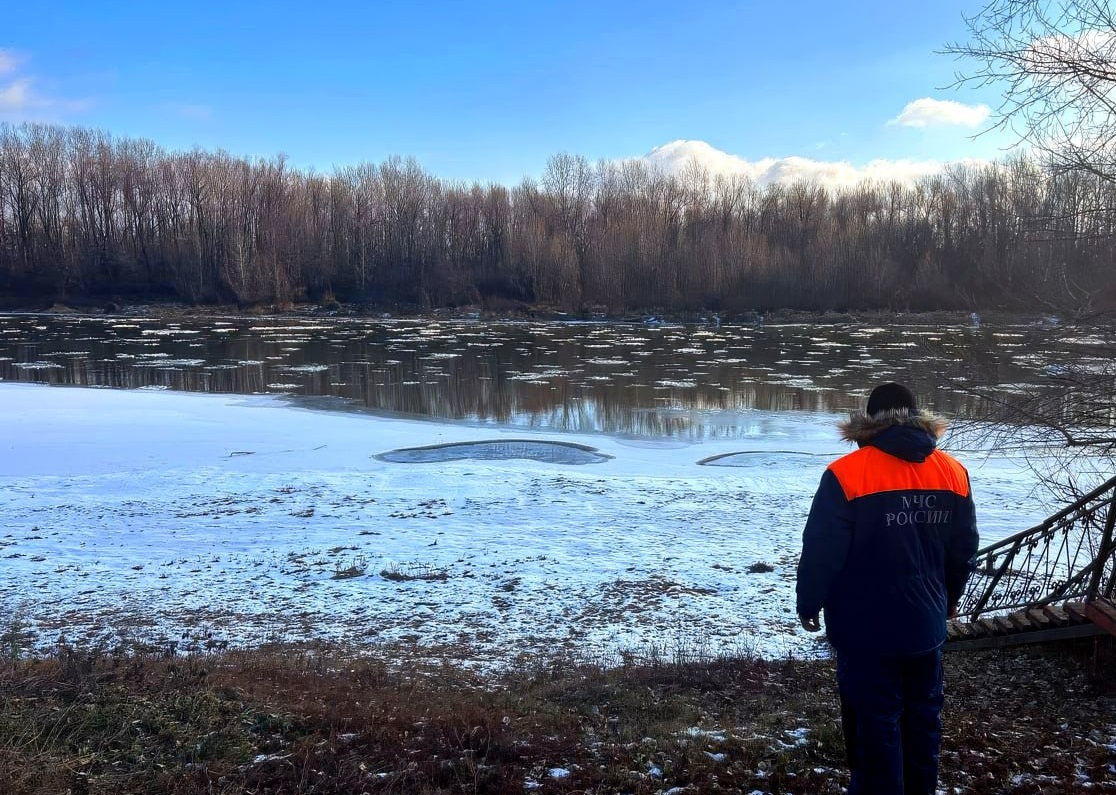 ребенок провалился под лед