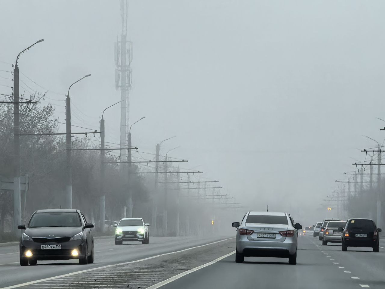 туман в Оренбурге 3