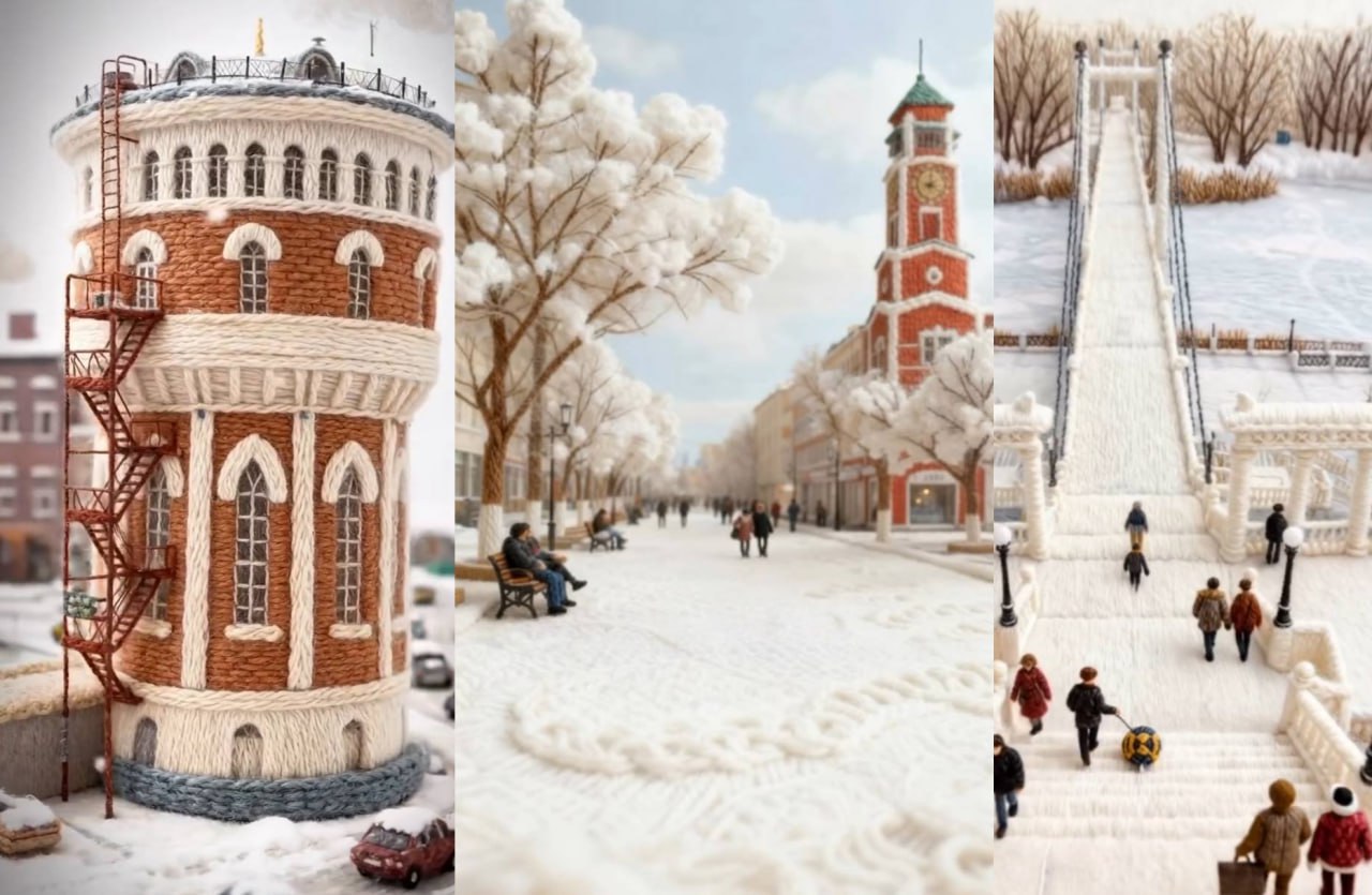 вязаный оренбург