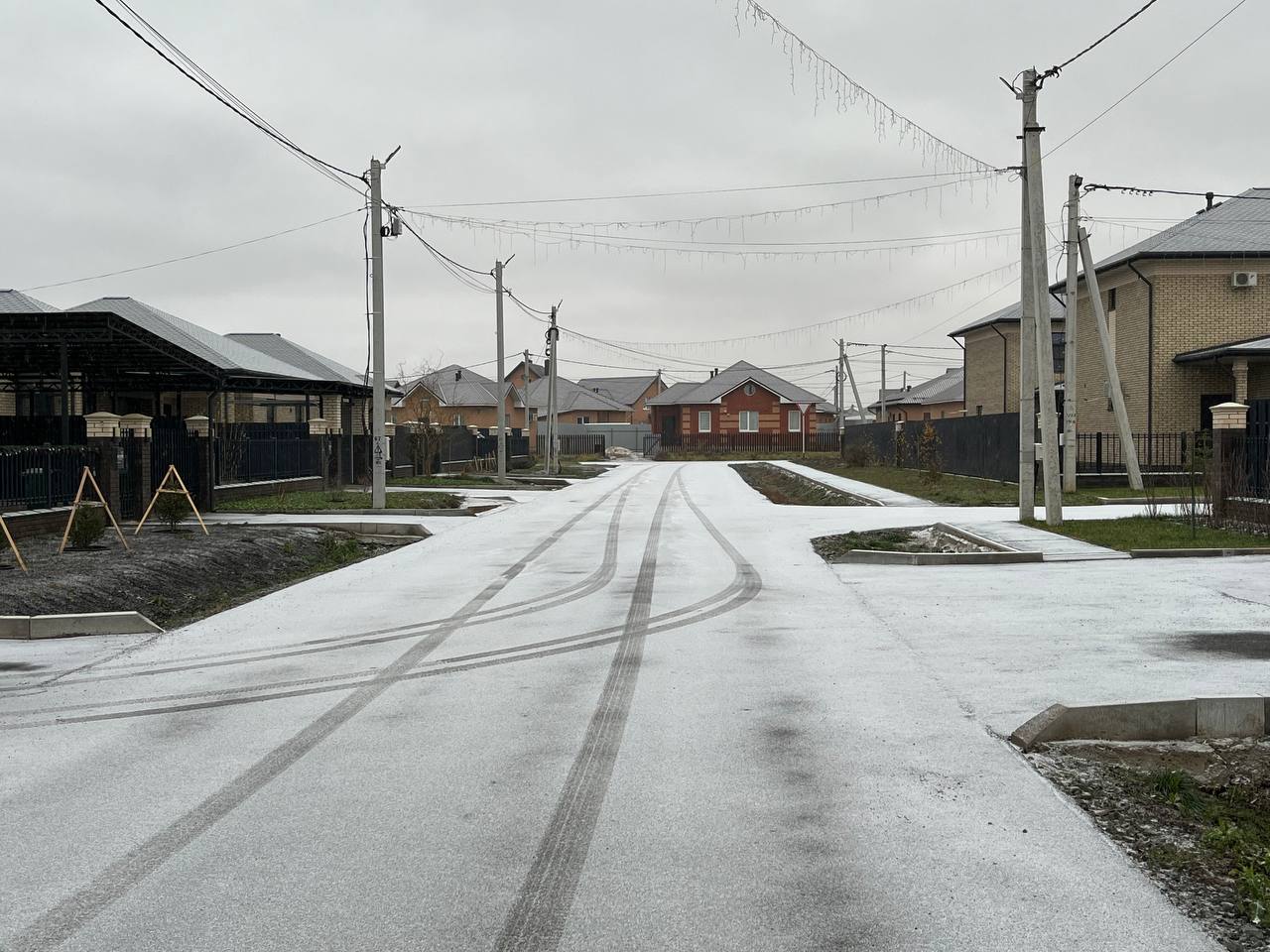 первый снег