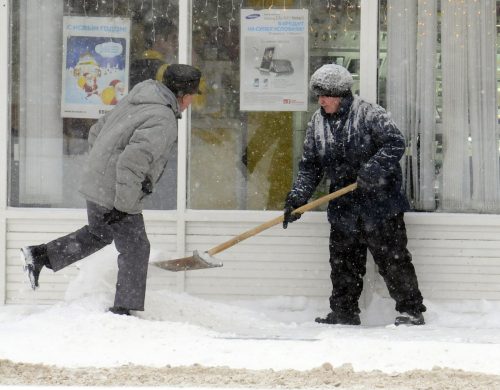 снегопады в Оренбурге