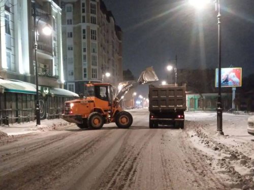 Солнцев уборка снега