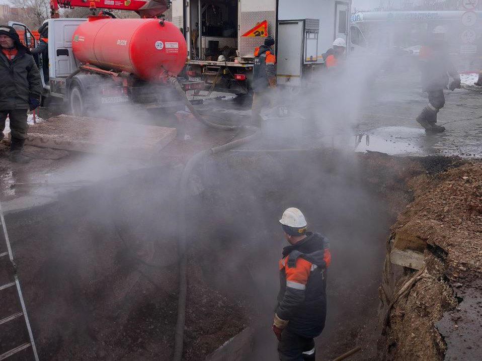 работы на теплотрассе