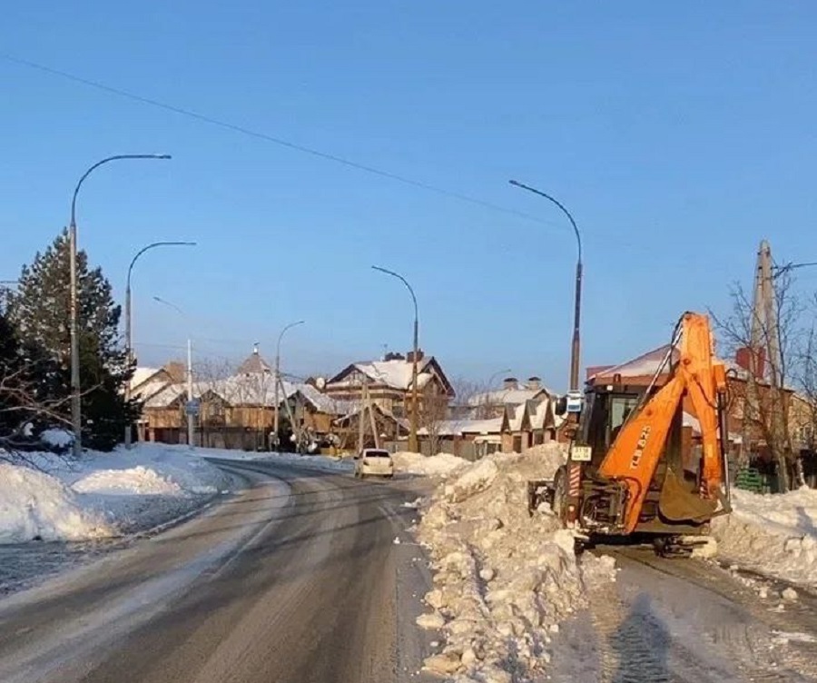 уборка снега Оренбург 2