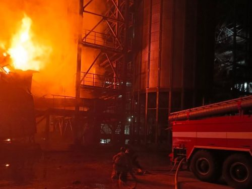 пожар зерносушилка