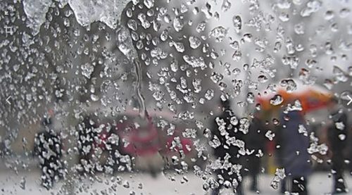 снег и дождь