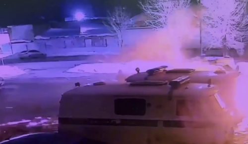 поджег полицейский автомобиль