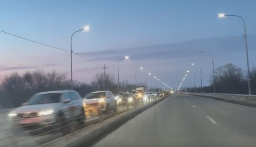 пробка загородное шоссе