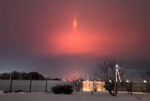 световые столбы