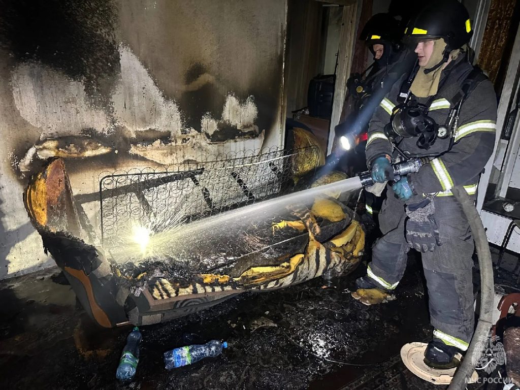 Орск пожар на Станиславского 2