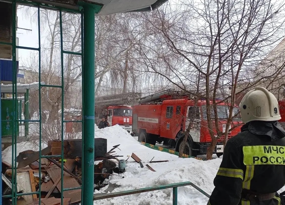 пожар в Оренбуржье 2