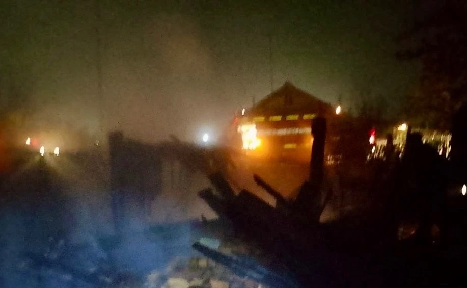 пожар в Оренбуржье