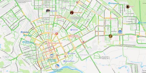 пробки в Оренбурге