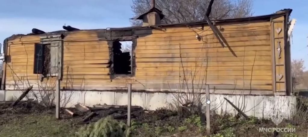 пожар в доме многодетной семье