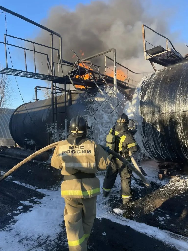 пожар на донгузской